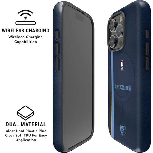 NBA Memphis Grizzlies Jersey iPhone 16 Pro Magsafe Impact Case